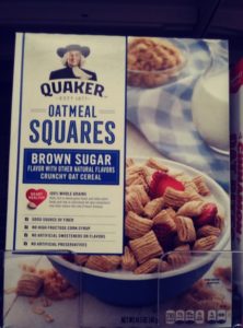 Quaker Oatmeal Squares cereal