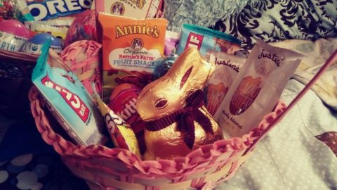 Filled Vegan Easter Basket