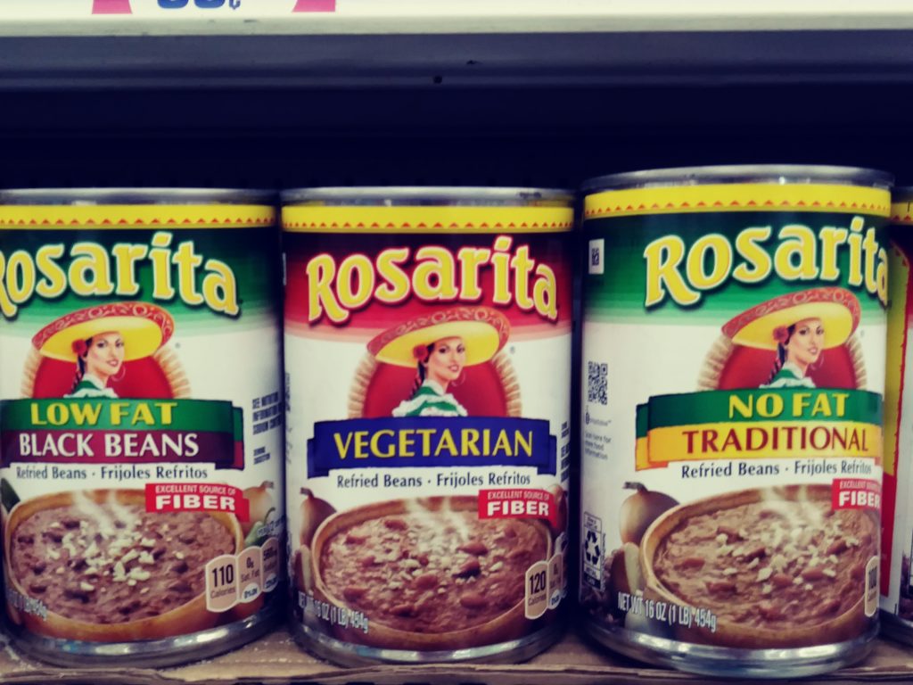 Assorted vegan Rosarita Beans