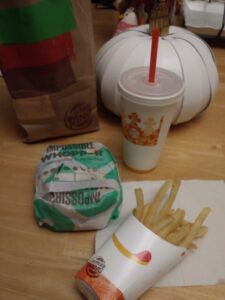 Burger King Impossible Burger Meal