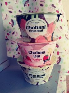 Chobani Yogurts, 3 assorted atacked