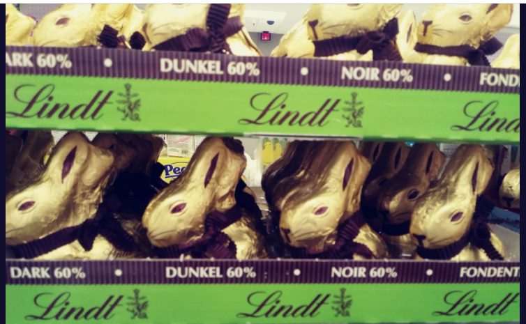 Lindt dark chocolate bunnies