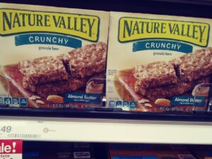 Nature Valley almond butter bars