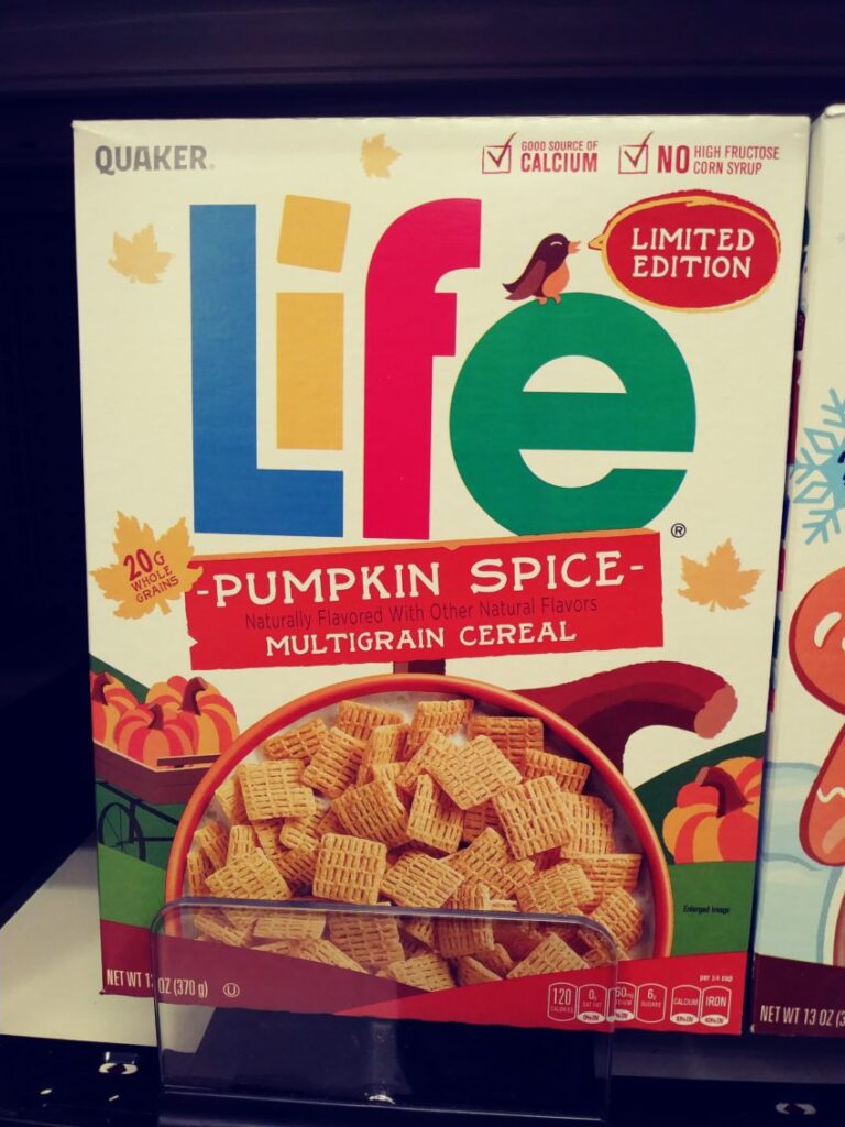 Box of Life Cereal Pumpkin Spice