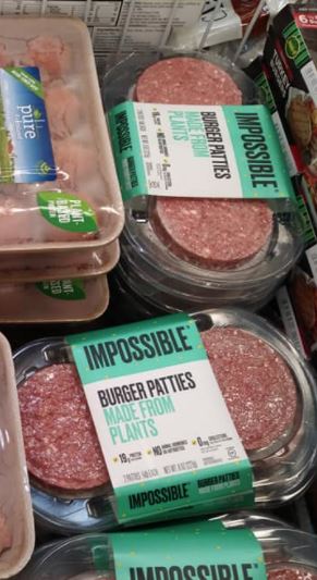 Impossible Burger Patties Sprouts