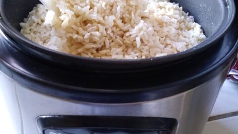 rice maker with brown rice