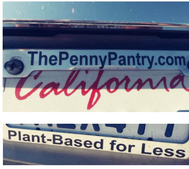 The Penny Pantry License Plate