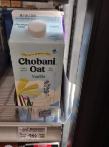 Chobani Vanilla Oatmilk
