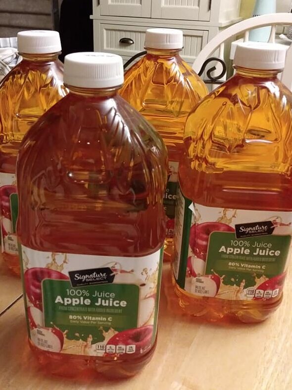 Safeway Select Brand Apple Juice Bottles
