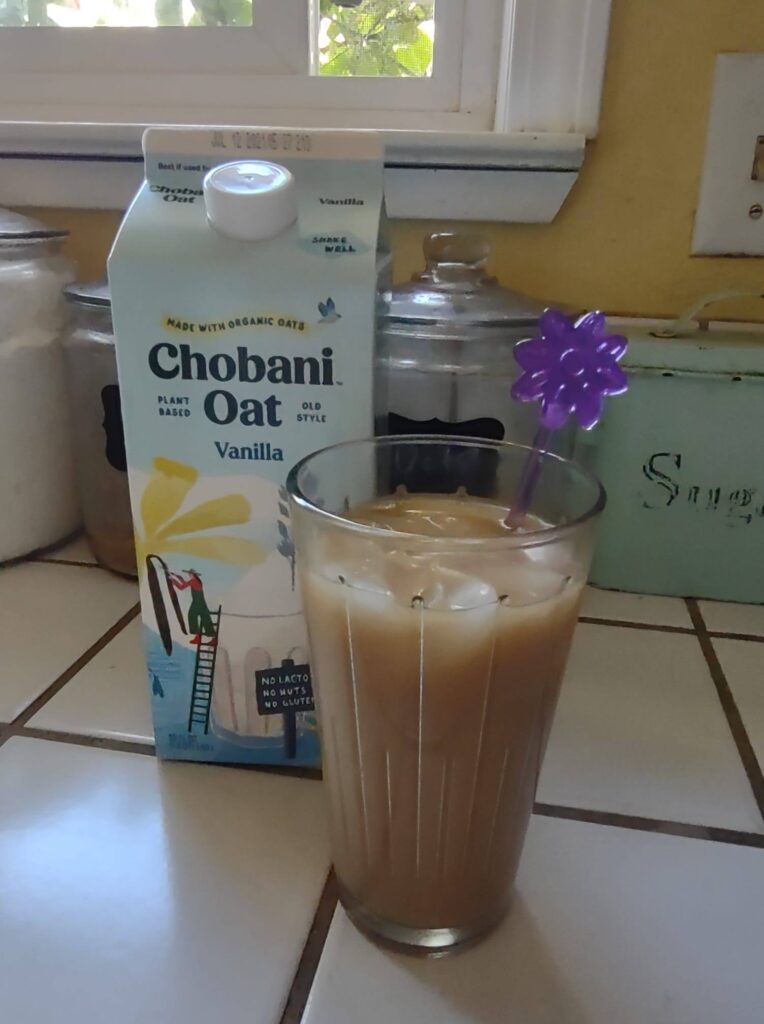 Iced Coffee with Chobani Oatmilk