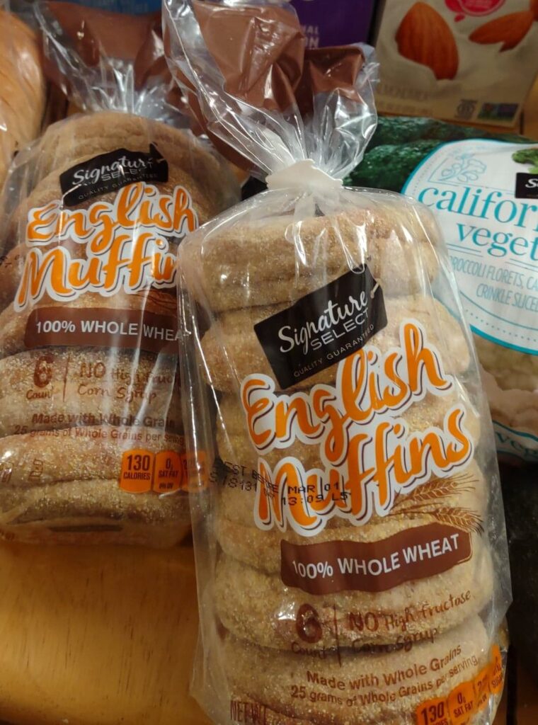 Safeway Whole Wheat English Muffins