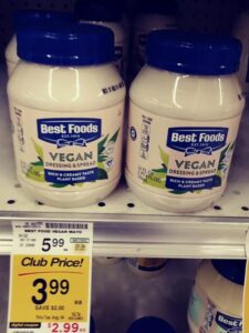 Best Foods Vegan Mayo Jars
