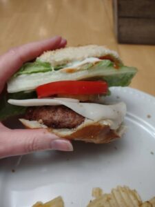 Beyond burger on bun