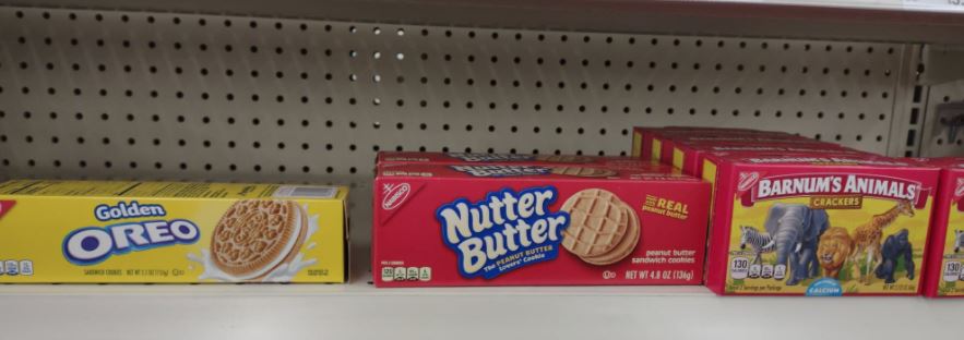 CVS small box Nabisco cookies and crackers