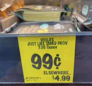 Violife Slices provolone $.99