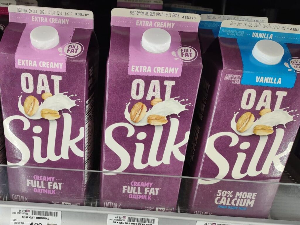 Assorted Silk oatmilk 2/$5