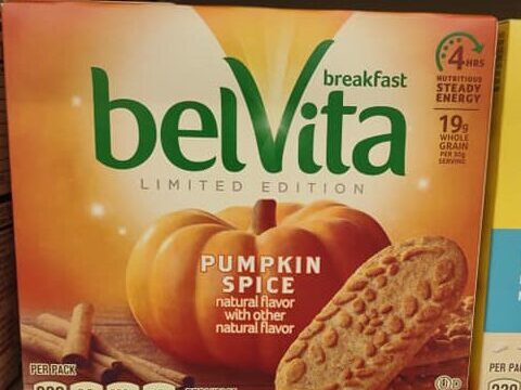 Belvita pumpkin spice breakfast biscuits