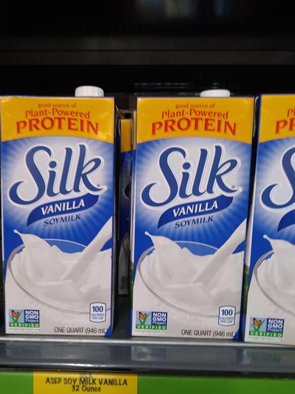 Silk vanilla soy milk 32 oz.