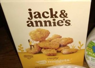 Jack & Annie's vegan nuggets box