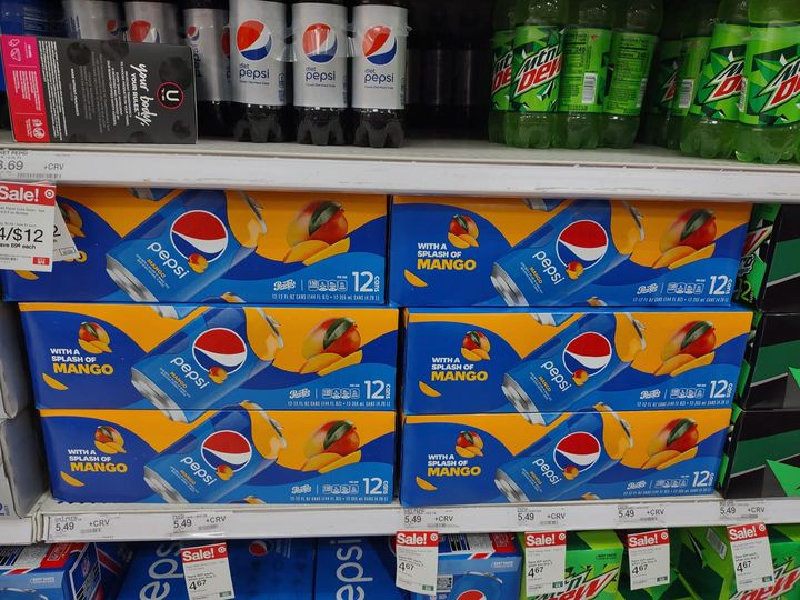 Pepsi Mango 12 packs