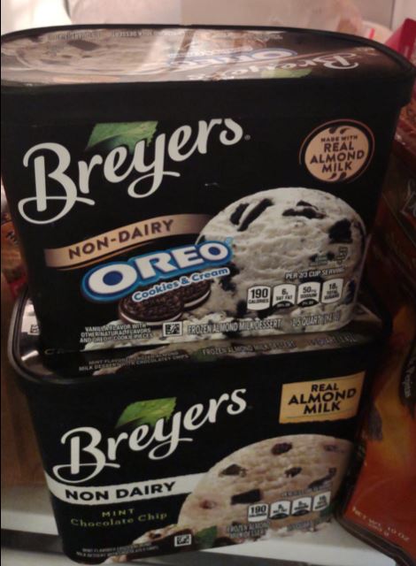 Breyer's non-dairy ice creams
