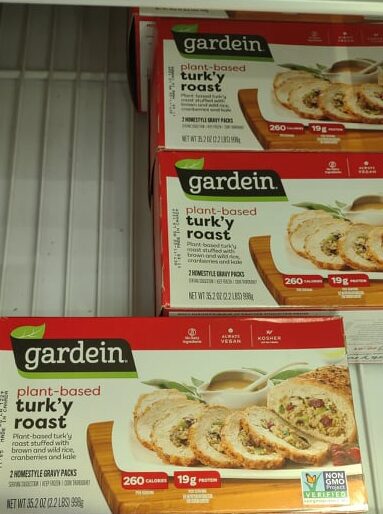 Gardein Thanksgiving roast boxes