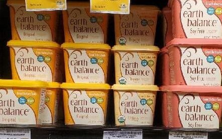 tubs of Earth balance butter