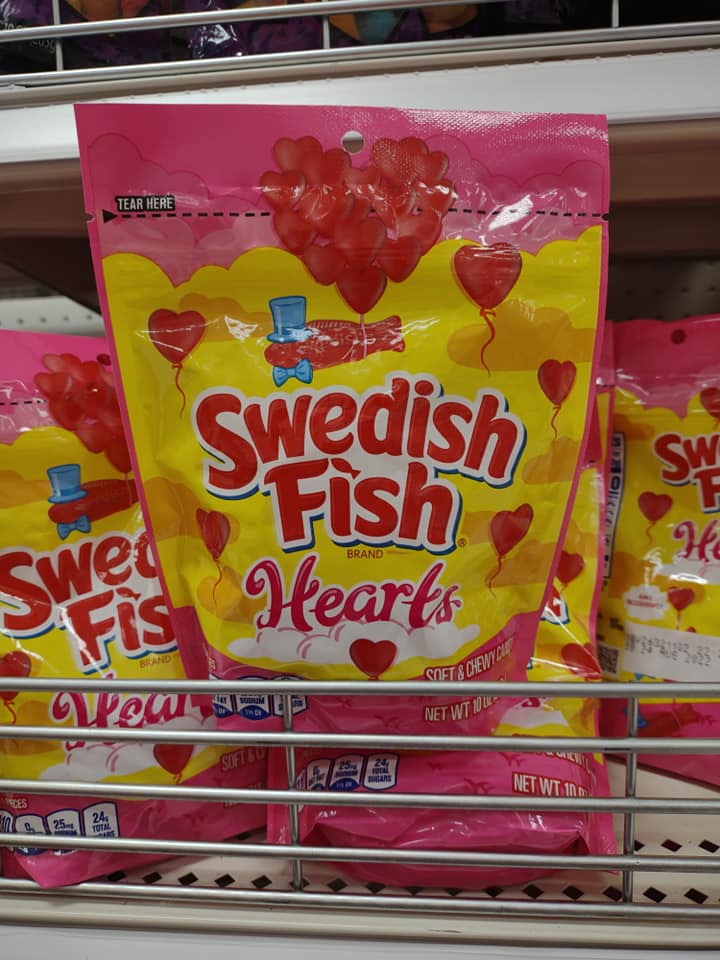Swedish Fish Hearts bag