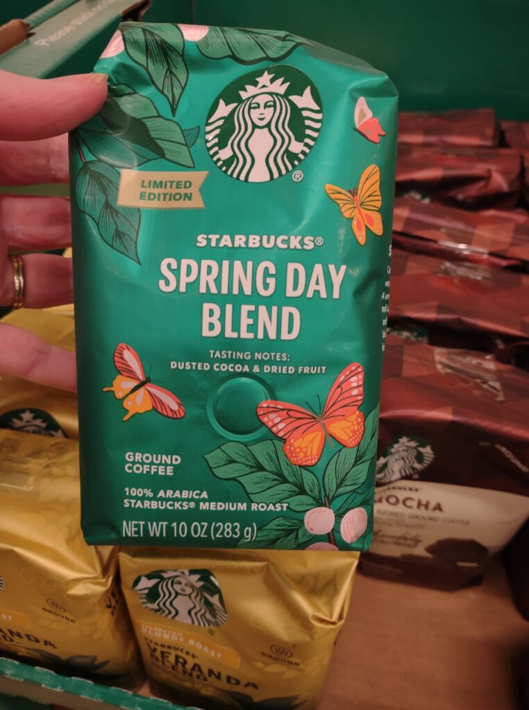 Starbucks Spring Day bagged coffee