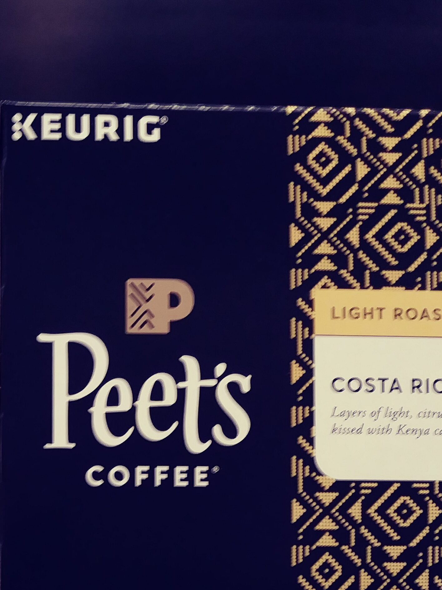Peet's coffee k-cups