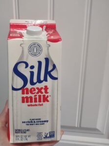 Silk Next Milk carton