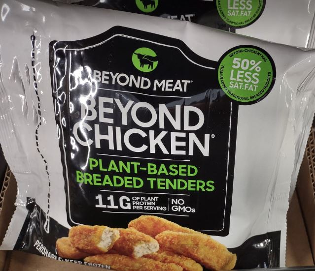 Beyond Meat chicken tenders bag
