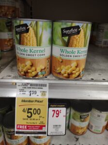 Safeway canned corn