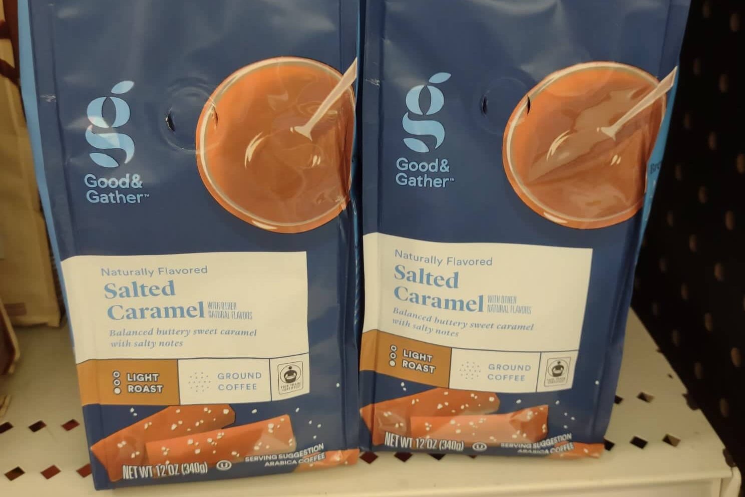 Target good and gather coffee salted caramel