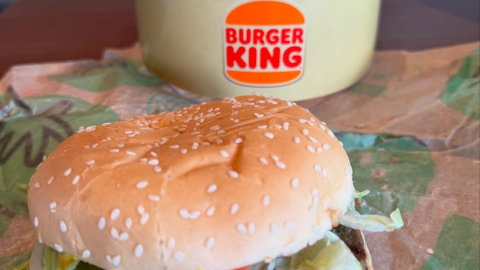 Burger King Impossible burger and crown