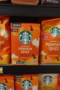 Starbucks pumpkin spice coffee bags