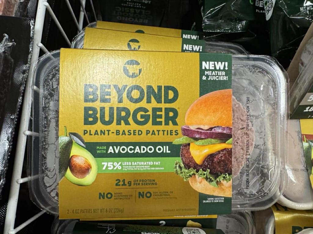 Packs of Beyond Burgers